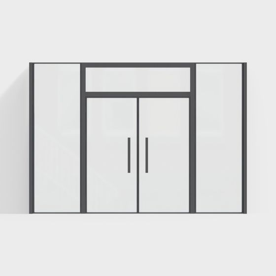 Stylish Urban Gate Low-Poly 3D Model for Creative Projects