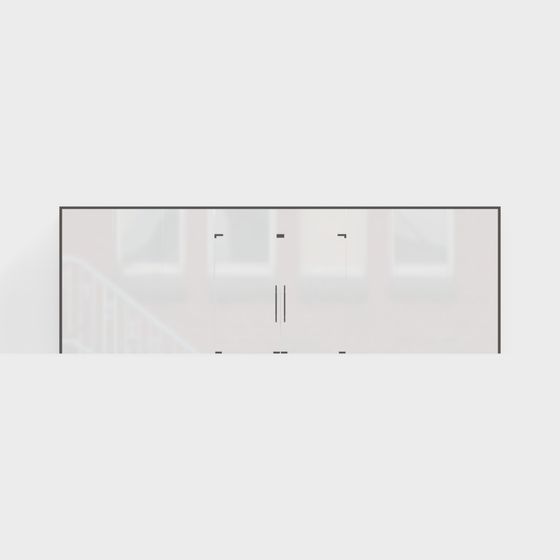 Urban Skyline Low-Poly 3D model