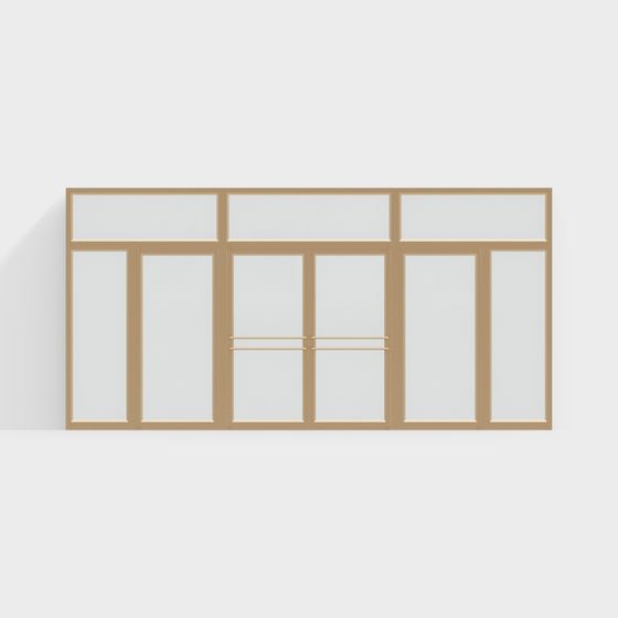 Low-Polygon Window 3D Model Design