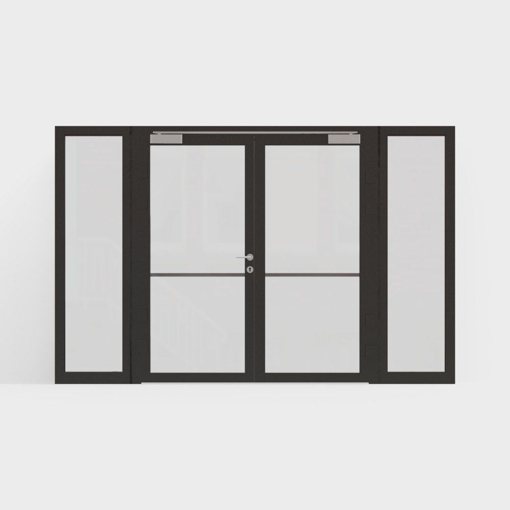 Double office doors