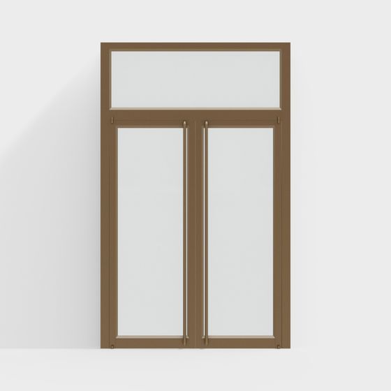 Modern Glass Door 3D model