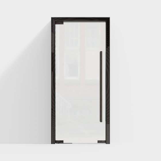 City Window 3D model - Modern Minimalist Door Design