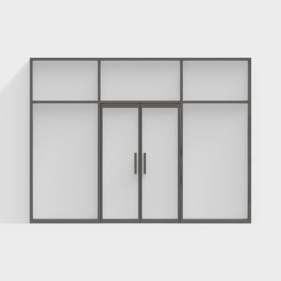 City Gate Low-Poly 3D Model