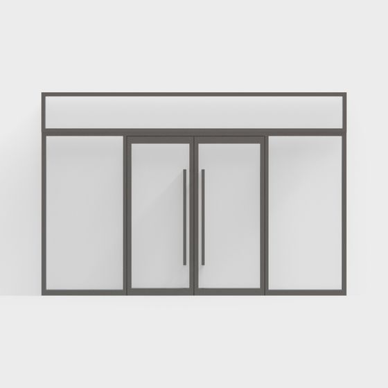 Urban Gate Low-Poly 3D model