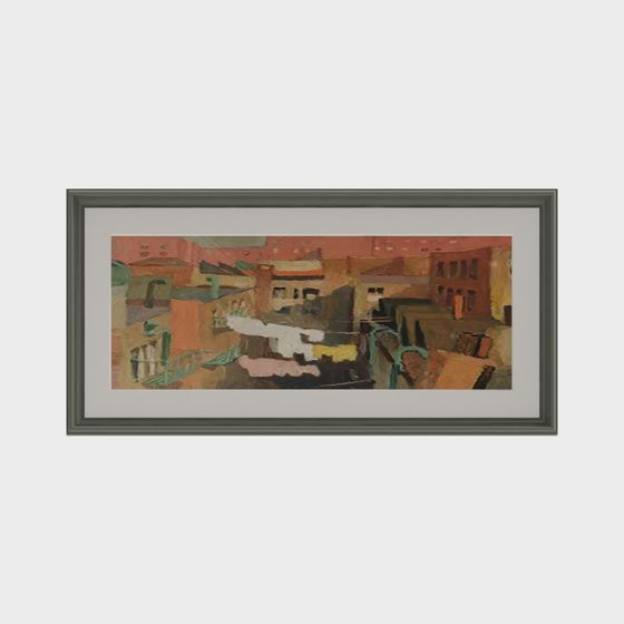 City Impression Low-Poly 3D Model