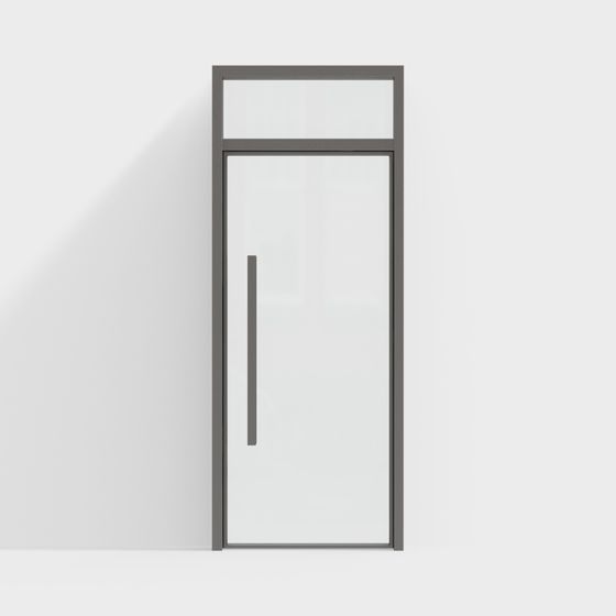 Elegant Glass Door 3D model