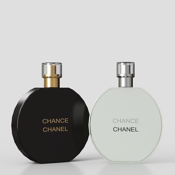 Chance Chanel Perfume Bottles 3D model