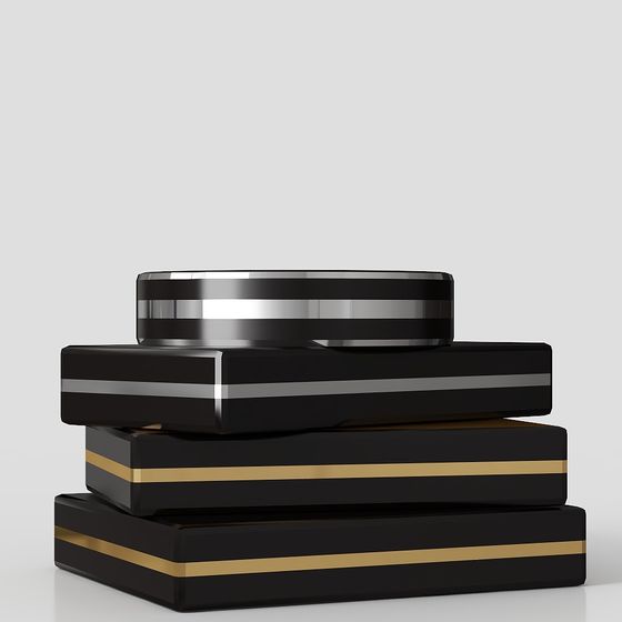 Stacked Elegance Low-Poly 3D Model for Creative Spaces