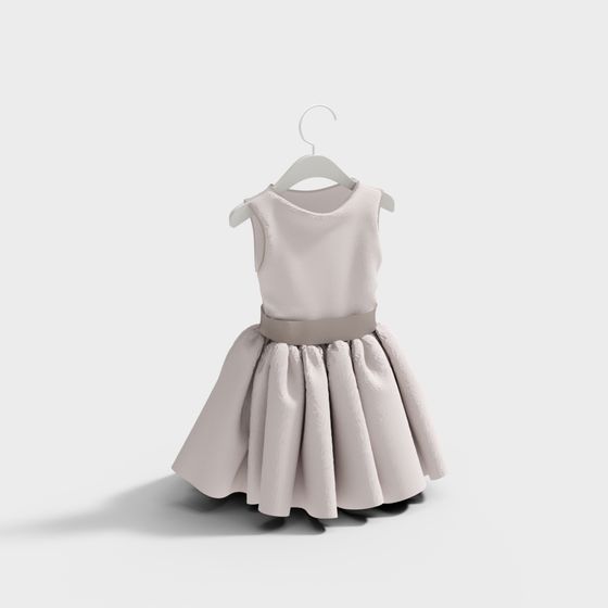 Elegant 3D Dress Model for Creative Projects