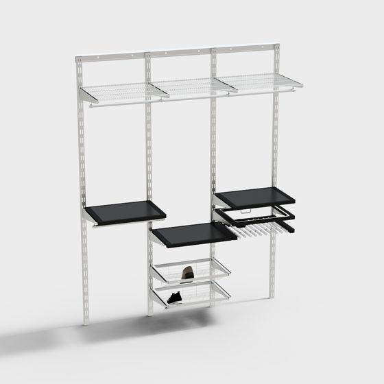 Multifunctional Storage Rack 3D model