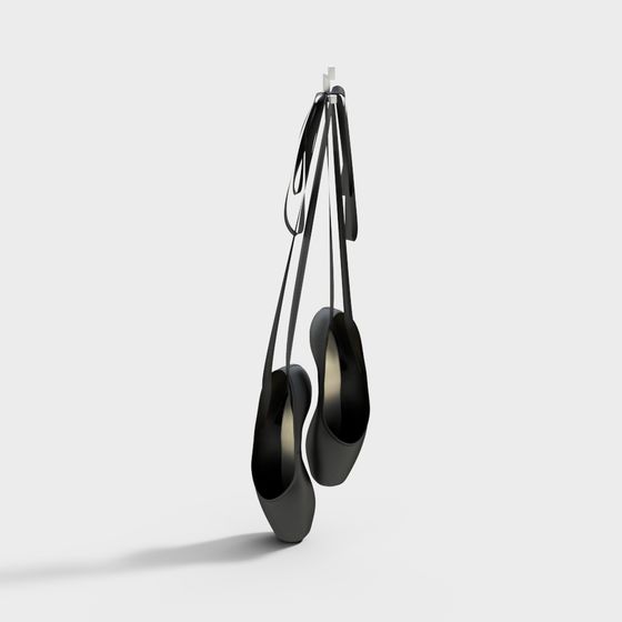 Hanging Ballet Slippers 3D Model