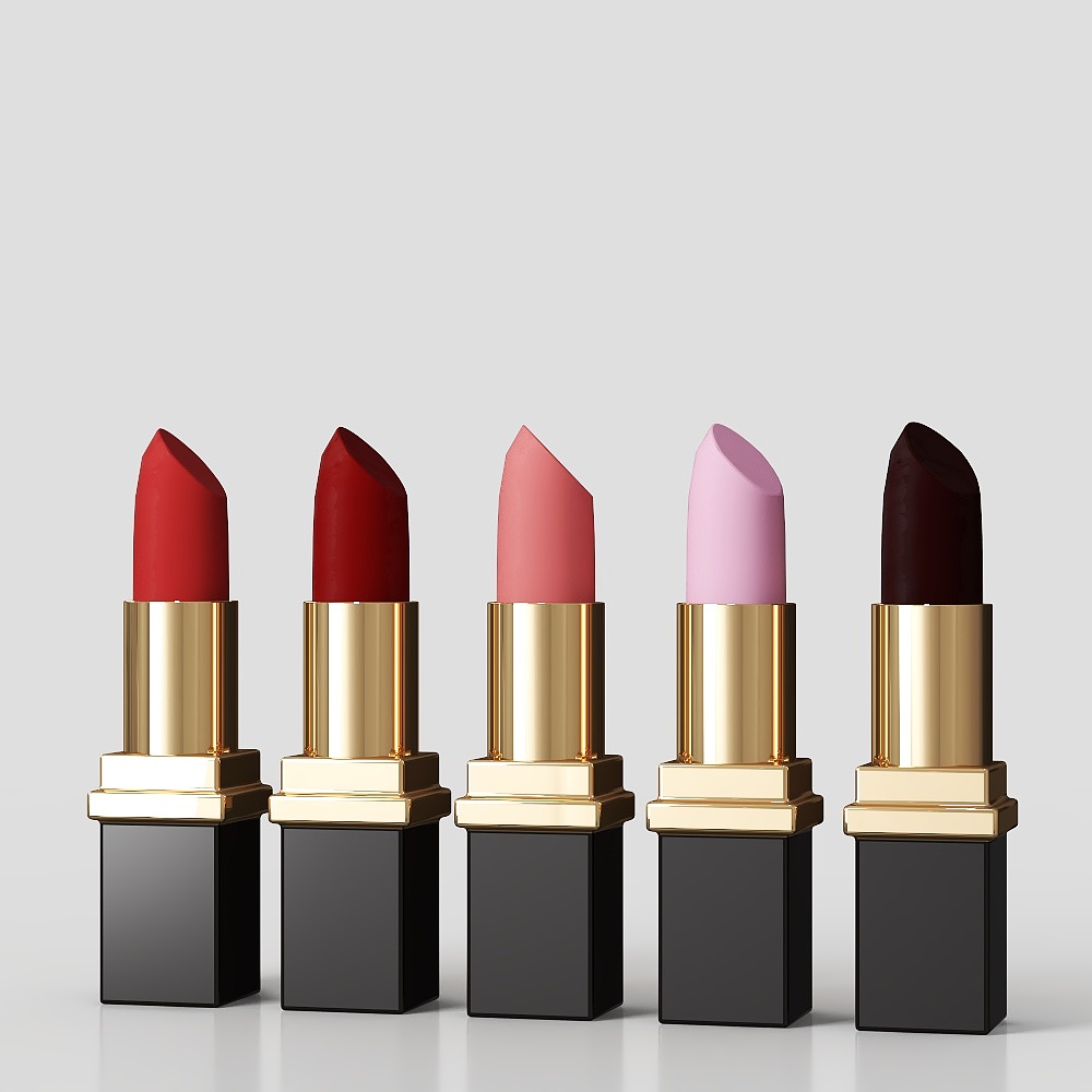 Colorful Lipstick 3D Model for Modern Beauty