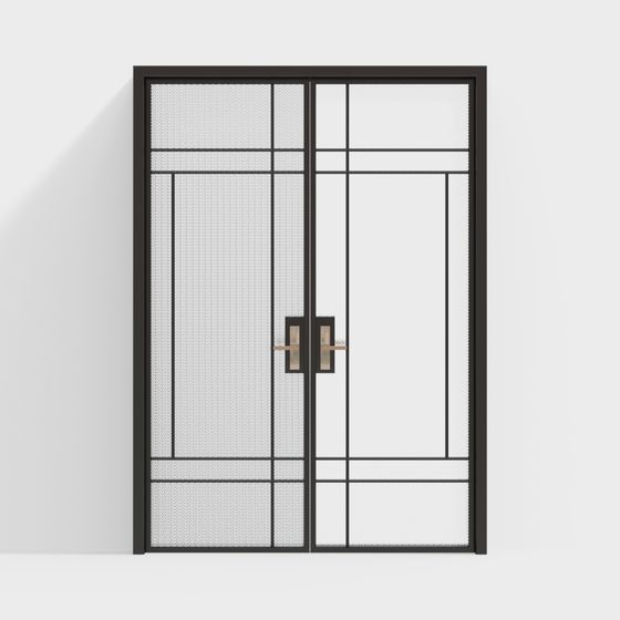Stylish Low-Poly Door 3D model for Creative Spaces