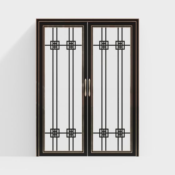 Gothic Door 3D model