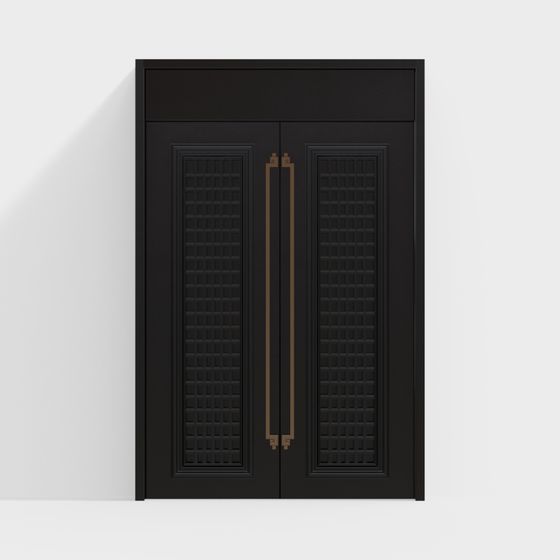 Art Deco Door 3D model