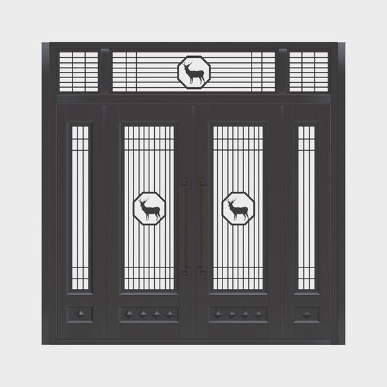 Charming Forest Light Door 3D model for Creative Projects