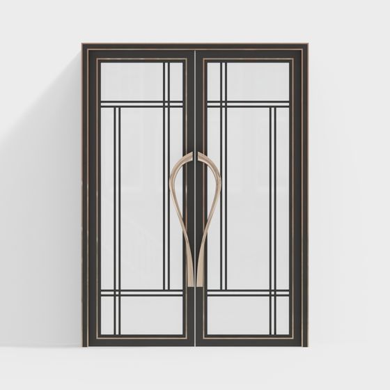 Art Deco Door 3D model
