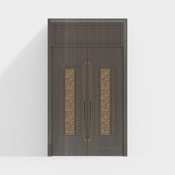 Art Deco Door 3D model