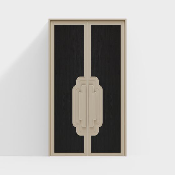 Art Deco Door 3D model