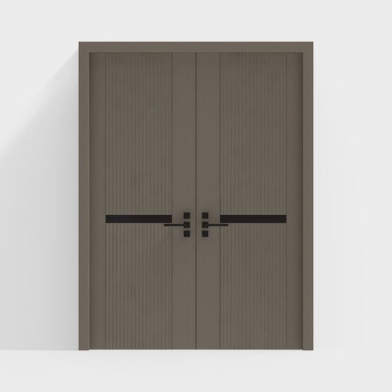 City Door 3D model - Modern Minimalist Design