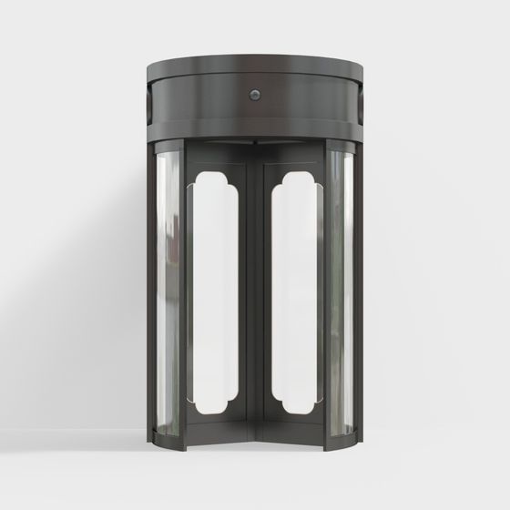 Sleek Revolving Door 3D Model