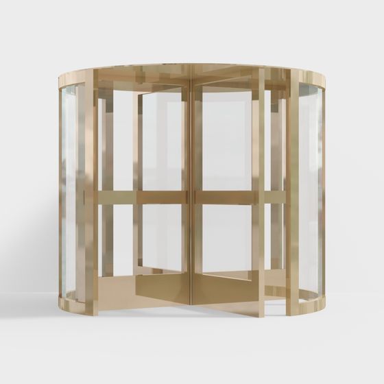 Chic Revolving Door 3D Model for Modern Spaces