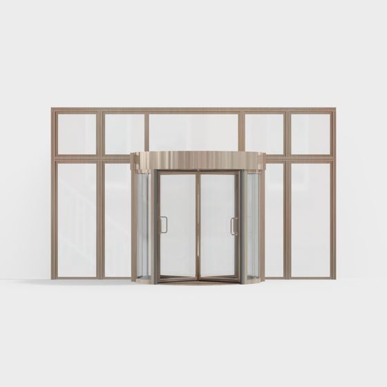 Elegant Rotating Door 3D model