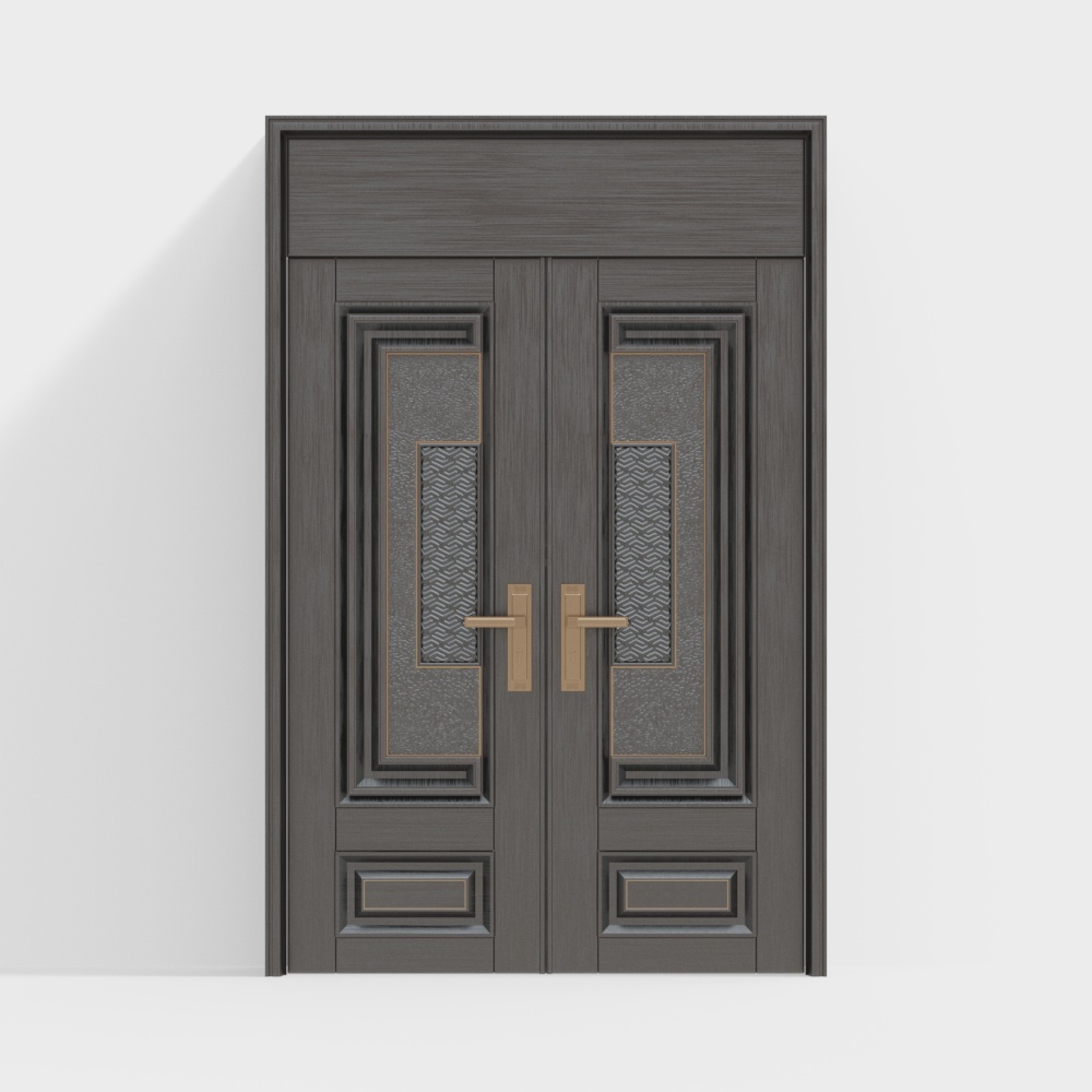 Office Building Double Doors