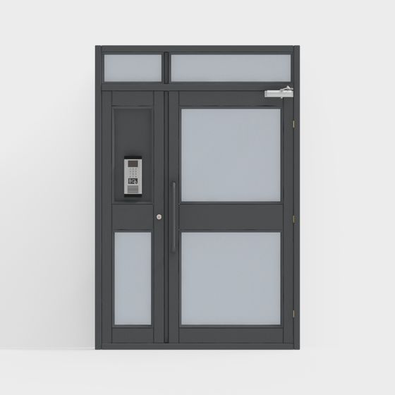 Modern Industrial Design Door 3D model
