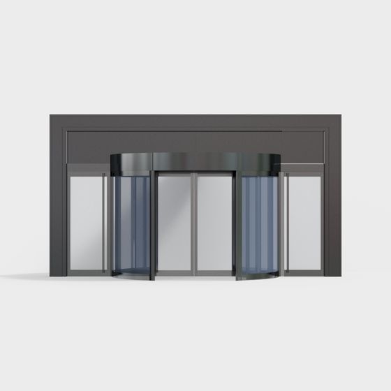 Futuristic Rotating Door 3D model