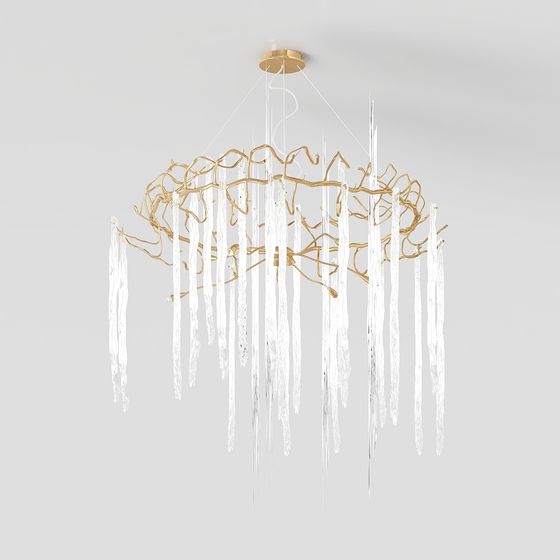 Icicle Chandelier 3D model