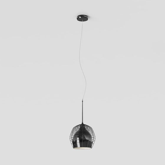 Unique Low-Poly Pendant Light 3D model