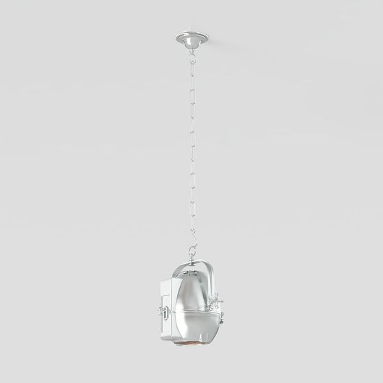 Industrial Style Pendant Light 3D model
