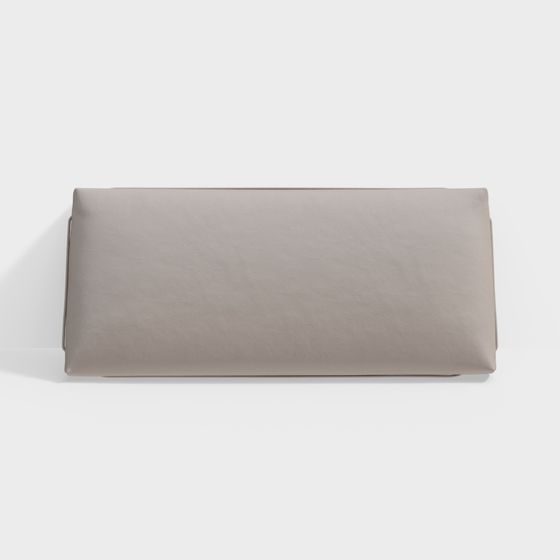 Elegant Leather Pillow 3D model for Creative Projects