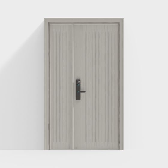 Elegant Simplistic Door 3D model for Modern Spaces