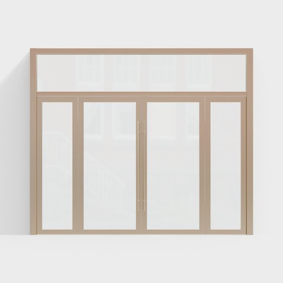 Low Poly Window 3D Model for Modern Architecture