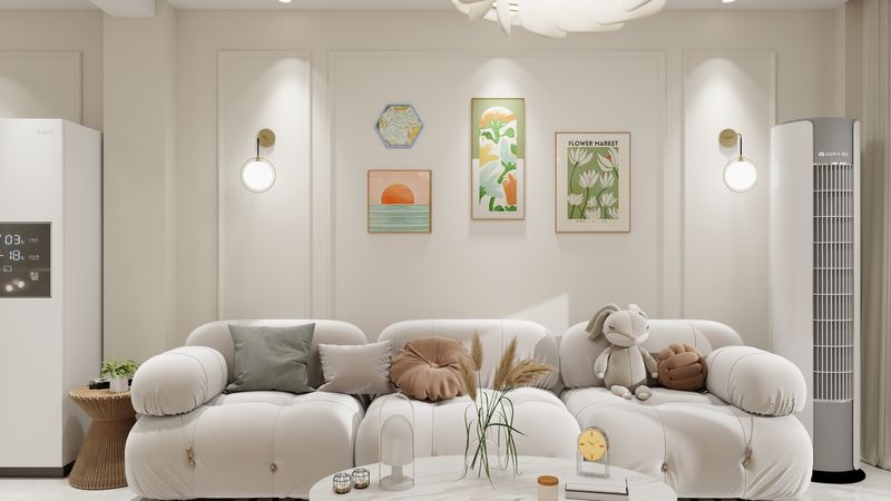 Cozy Living Room Design with Neutral Tones