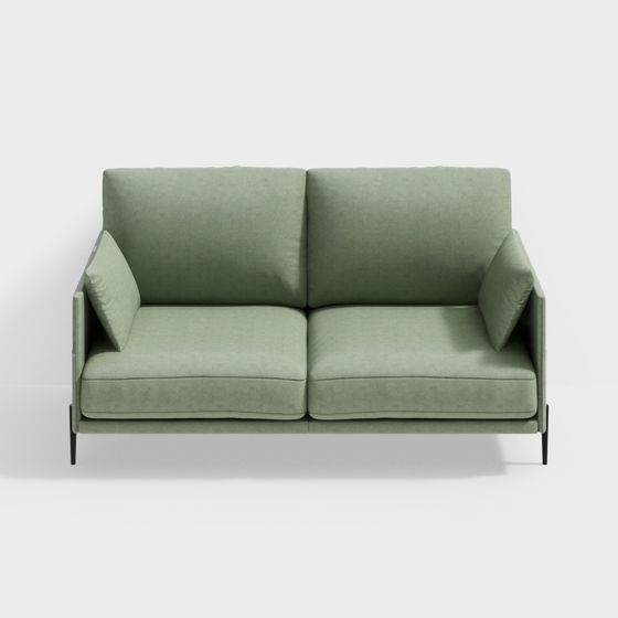 Urban Comfort Low-Poly Sofa 3D Model