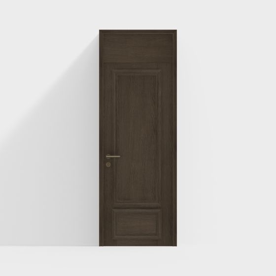 Stylish Low-Poly 3D Door Model for Modern Interiors