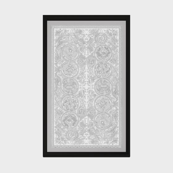 Victorian Garden Panel 3D model for Elegant Designs