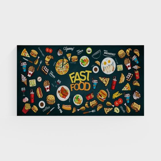 Mural de tela de pared irlandesa - Pared de fondo de restaurante