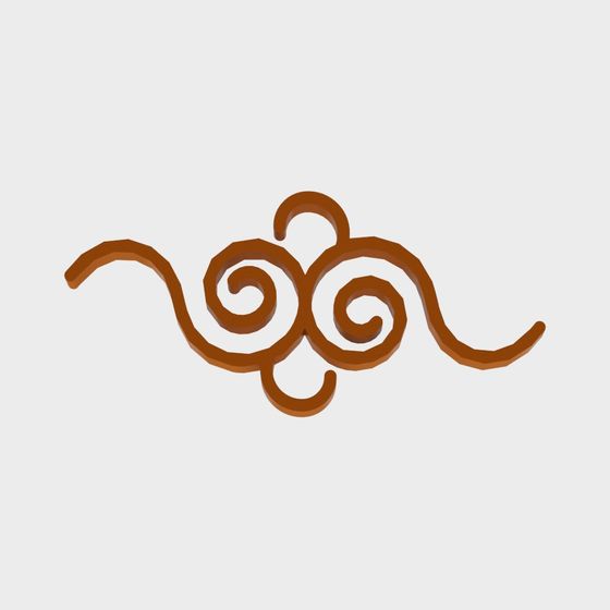 Cloud Roll 3D Model - Low Poly, High Detail