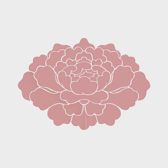 Delicate Peony 3D model