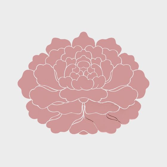 Motif pivoine sur porcelaine de la dynastie Qing 1
