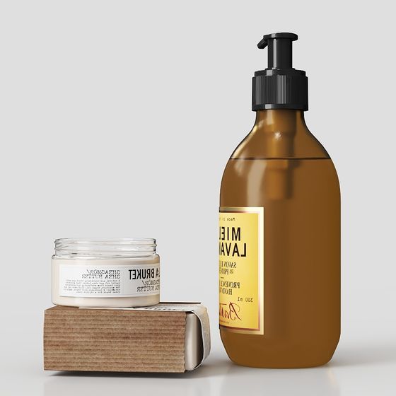 Lavender Hand Cream Set 3D model