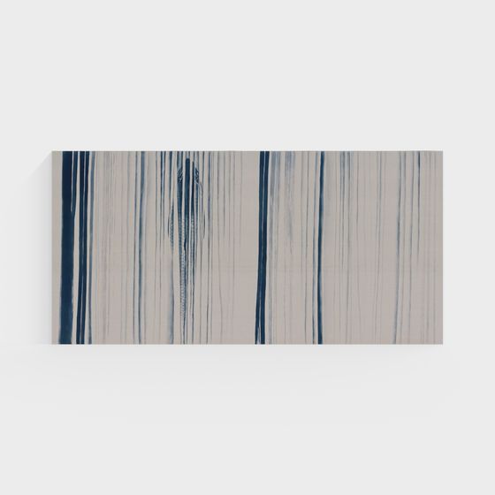 Abstract Lines 3D Model - Low Poly Design