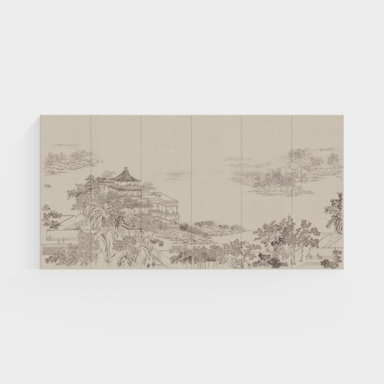 Classic Garden 3D model