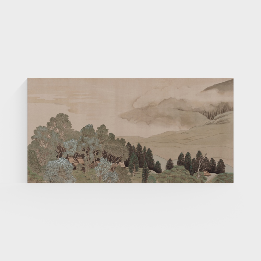 Morning Valley Forest 3D model