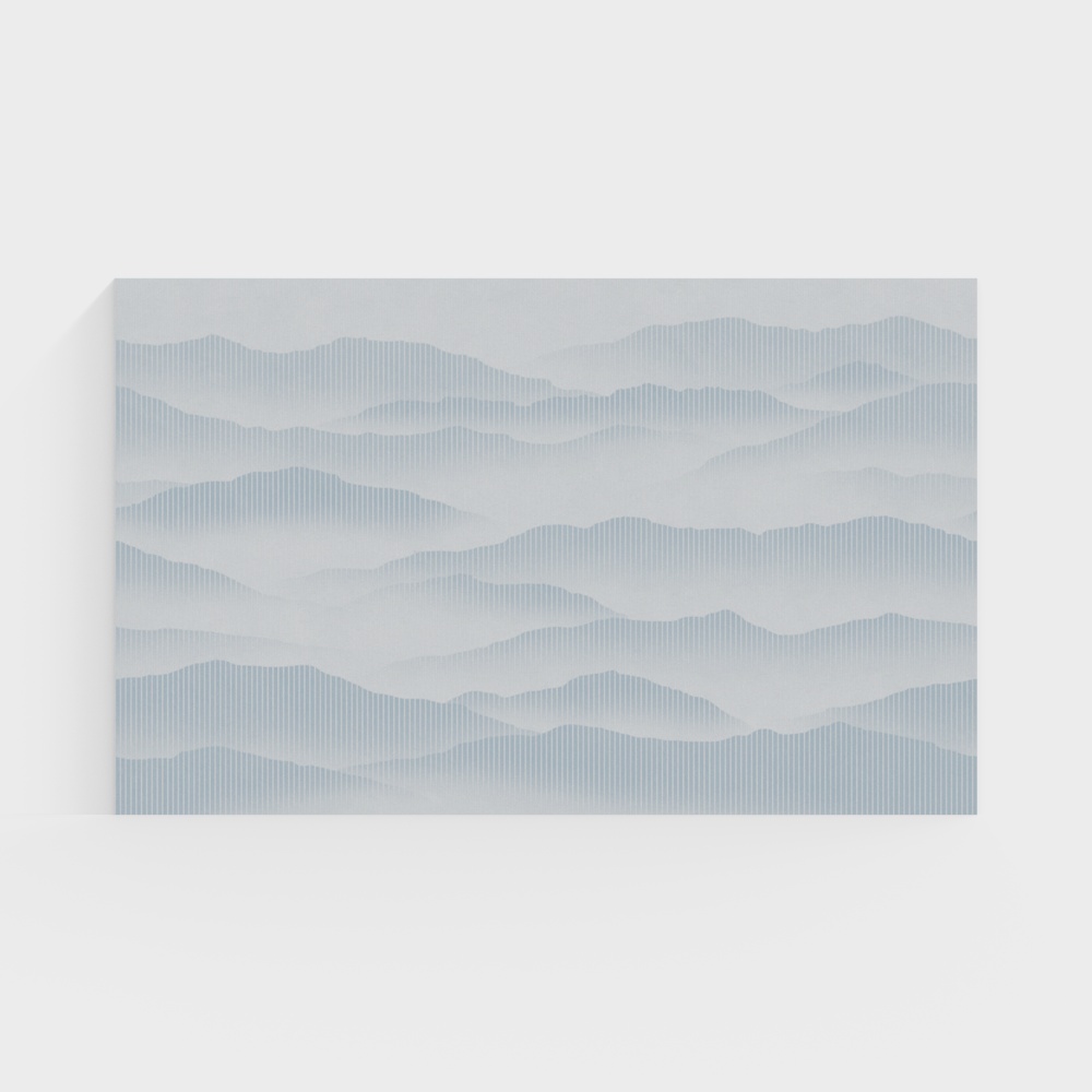 Nolan Mural - Ink and Wash Painting Clouds