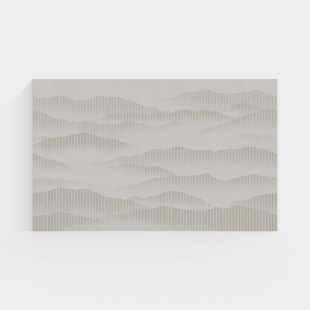 Nolan Mural - Ink and Wash Painting Clouds